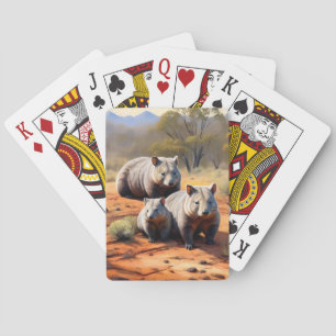 Outback Trio: Wombat Wanderers Spielkarten