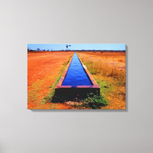 OUTBACK TROUGH 16x24 Leinwanddruck