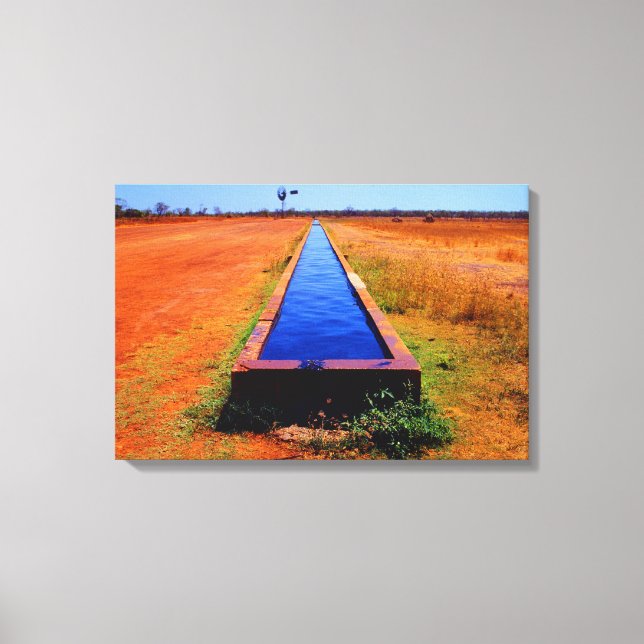 OUTBACK TROUGH 16x24 Leinwanddruck (Vorderseite)