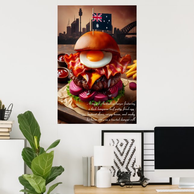 Outback Tucker Triumph 24 x 36 Poster (Heimbüro)