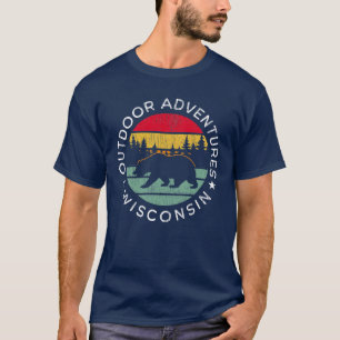 Outdoor-Abenteuer Wisconsin T-Shirt