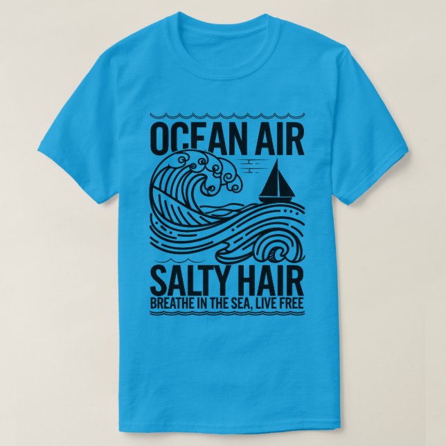 Outdoor Adventure Camping Therapy Art T-Shirt (Design vorne)