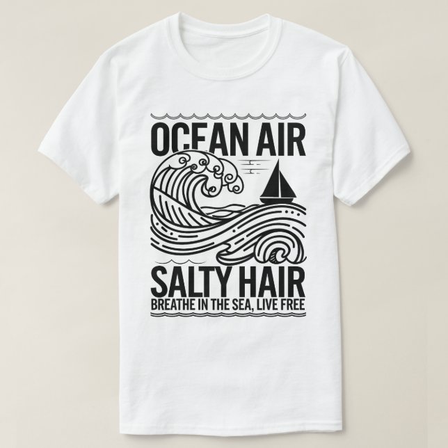 Outdoor Adventure Camping Therapy Art T-Shirt (Design vorne)