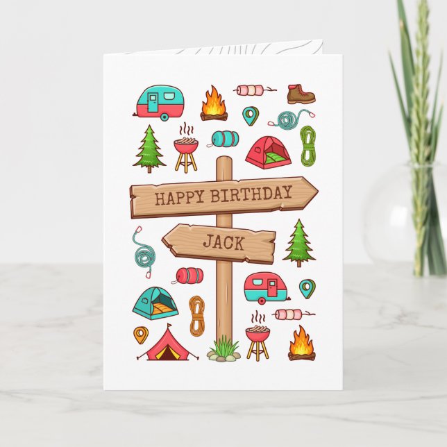 Outdoor Adventure Card Karte (Vorderseite)