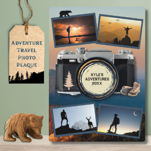 Outdoor Adventure Travel Erinnerungen Foto Plaque Fotoplatte