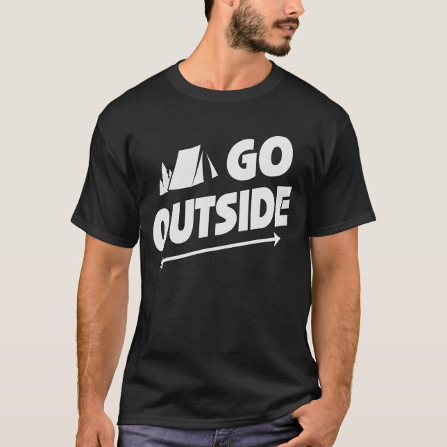 Outdoor Adventure Wandern T-Shirt (Vorderseite)