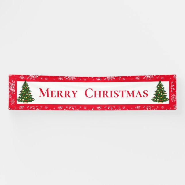 Outdoor Banner frohe Weihnachtsbanner (Horizontal)