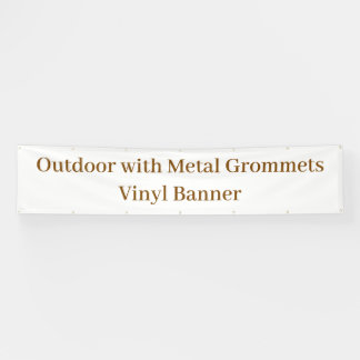 Outdoor-Banner mit Metallösen 76x366 cm Vinyl Banner
