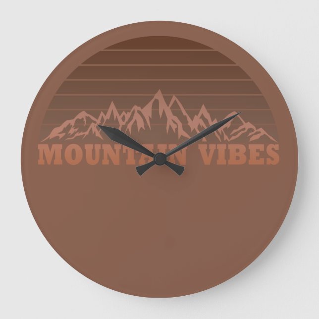 Outdoor-Bergwelten Wanderfreund Große Wanduhr (Vorderseite)