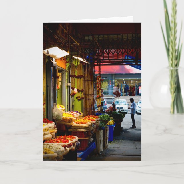 Outdoor Blume Market Card Karte (Vorderseite)