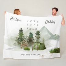 Outdoor Camping Adventure Twins Milestone