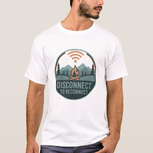 Outdoor-Camping-Trennung, um die Natur wieder zu v T-Shirt