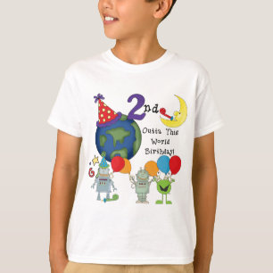 Outdoor Diese Welt 2. Geburtstagsgeschirr T-Shirt