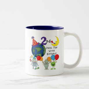 Outdoor Diese Welt 2. Geburtstagsgeschirr Zweifarbige Tasse
