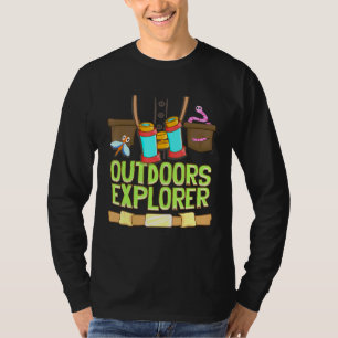 Outdoor Explorer Zookeeper Vest Bugs Binoculars S T-Shirt