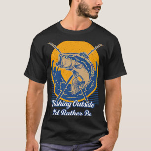 Outdoor-Fischerei statt Fisherman Spaß Fisch T-Shirt