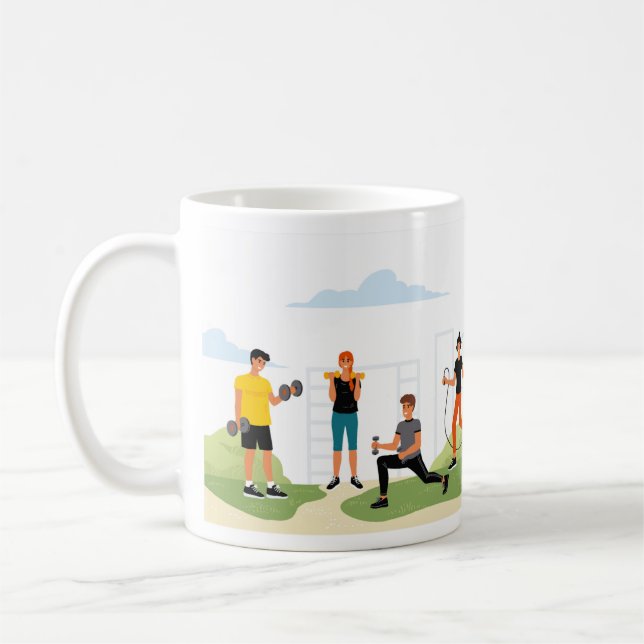 Outdoor Fitness Kaffeetasse (Links)