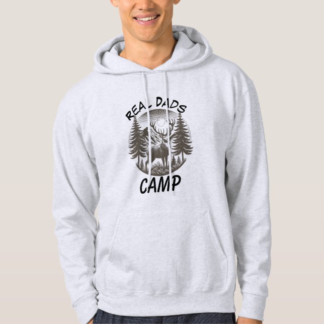 Outdoor Gray Real Vaters Natur Hoodie (Vorderseite)