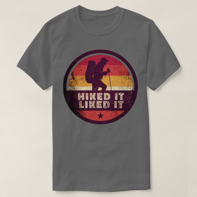 Outdoor-Hiken es gefiel es Wandern1 T-Shirt (Design vorne)