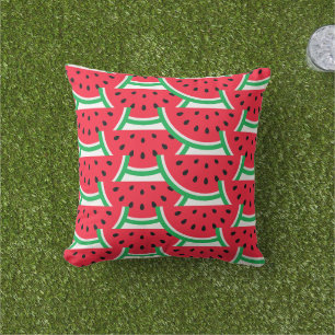 Outdoor-Kissen mit Wassermelonen-Muster Kissen