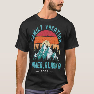 Outdoor Mountains Sunset Family Urlaub 2023 Alas T-Shirt