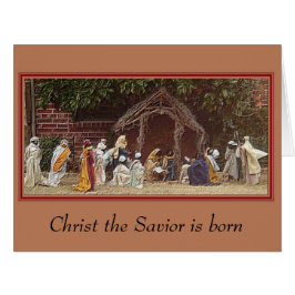 "Outdoor Nativity" 8.5 x 11 Christmas Card