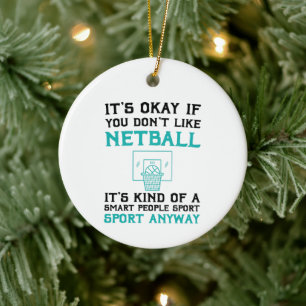 Outdoor Netball-Sport Geburtstagsgeschenk Ideen Keramik Ornament