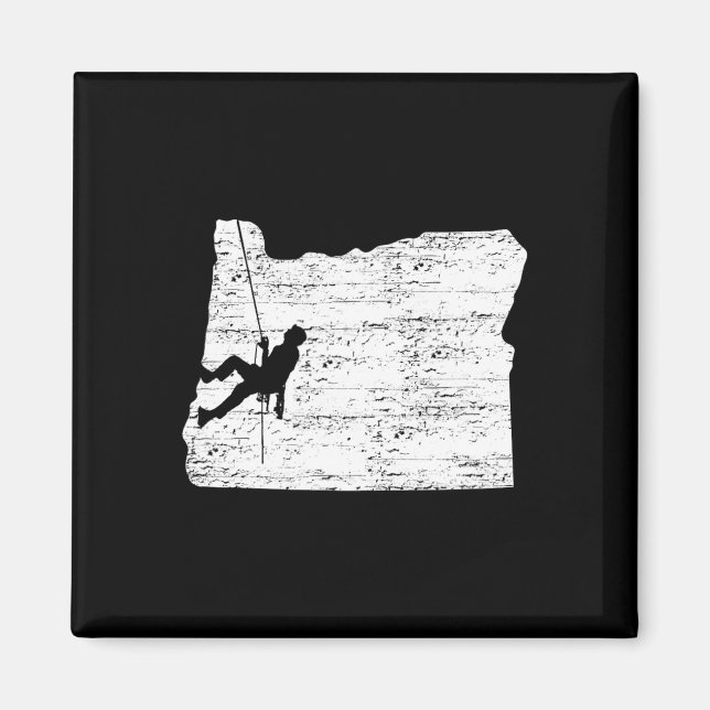 Outdoor Oregon Felsenklettern  Magnet (Vorne)