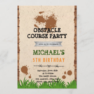 Outdoor-Party Geburtstagseinladung Einladung