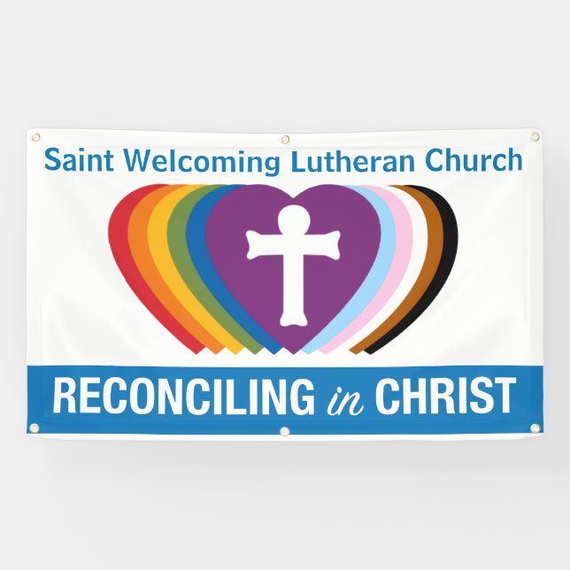 Outdoor RIC "Your Church" Banner (Horiz) (Horizontal)