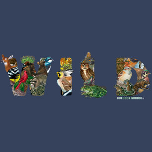 Outdoor School Kids T - Shirt (Marine)