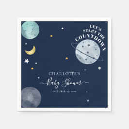 Outdoor Space Boy Babyduschpapier Serviette