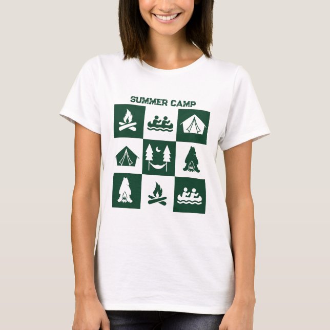 Outdoor Summer Camping T - Shirt (Vorderseite)
