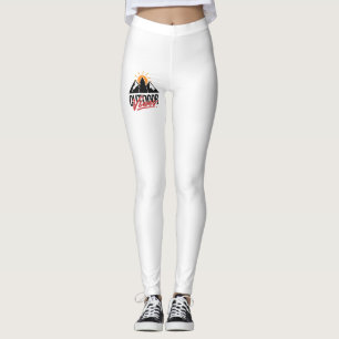 Outdoor Vibes Bergbaum Sonnenaufgang Leggings