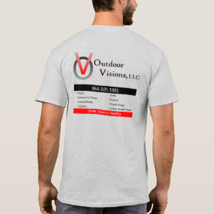 Outdoor Visions Logo Rückseiteninfo T-Shirt