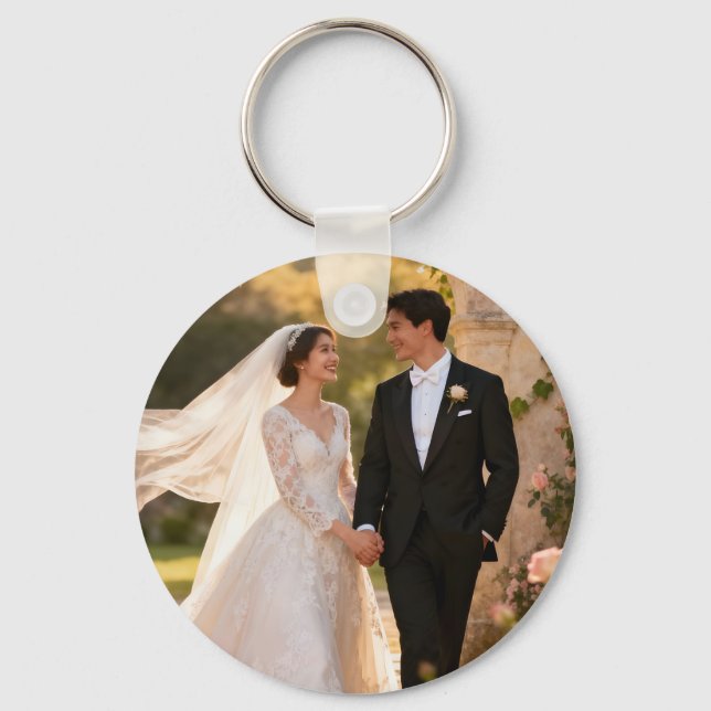 Outdoor Wedding Schlüsselanhänger (Vorderseite)