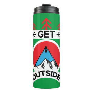 Outdoorsie Außenstehende Naturliebhaber Art Thermosbecher