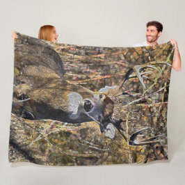 Outdoorsman-Weißwedelhirsch-Dollar-Jäger-Plüsch Fleecedecke