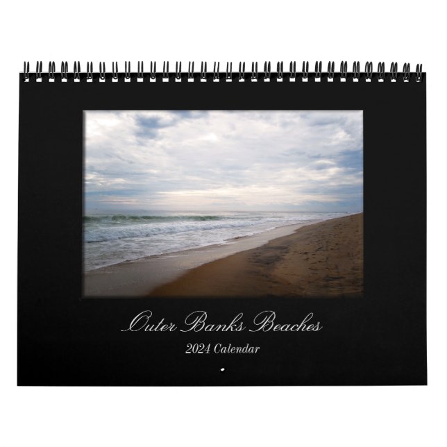 Outer Banks Beaches 2024 Calendrier par Erin Mac (Protection)