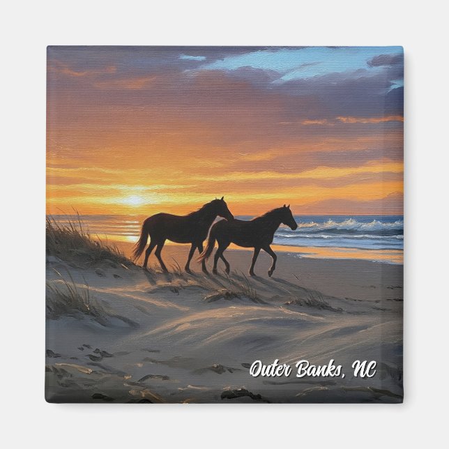 Outer Banks North Carolina Reise Magnet (Vorne)