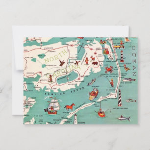 Outer Banks Pamlico Sound Postkarte