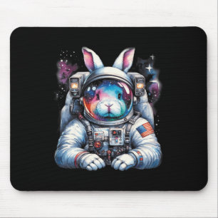 Outer Bunny Ostertag Rabbit Usa Fun Space Mousepad