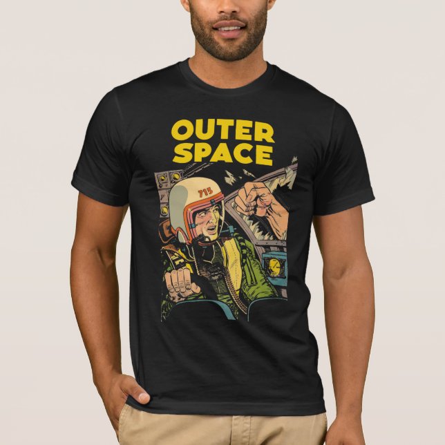 Outer Space Comics Nr.18 T-Shirt (Vorderseite)