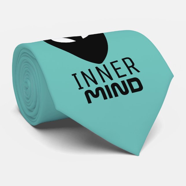 Outer Space Inner Mind, Extraterrestrial Alien Krawatte (Gerollt)