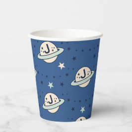 Outer Space Out of this World Birthday Pappbecher
