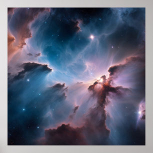 Outerspace Nebel Poster