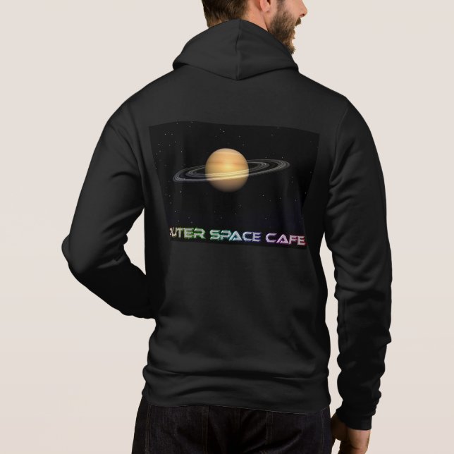 OuterSpaceCafe Sweat - shirt à capuche Saturn (Dos)