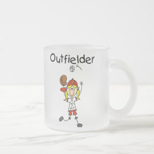 Outfielder-Mädchen Mattglastasse