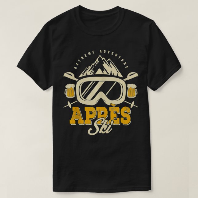 Outfit Bier Drinks nach dem SkiingBerge T-Shirt (Design vorne)