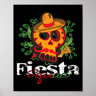Outfit Cinco De Mayo T-Shirt Fiesta Squad Mexican Poster
